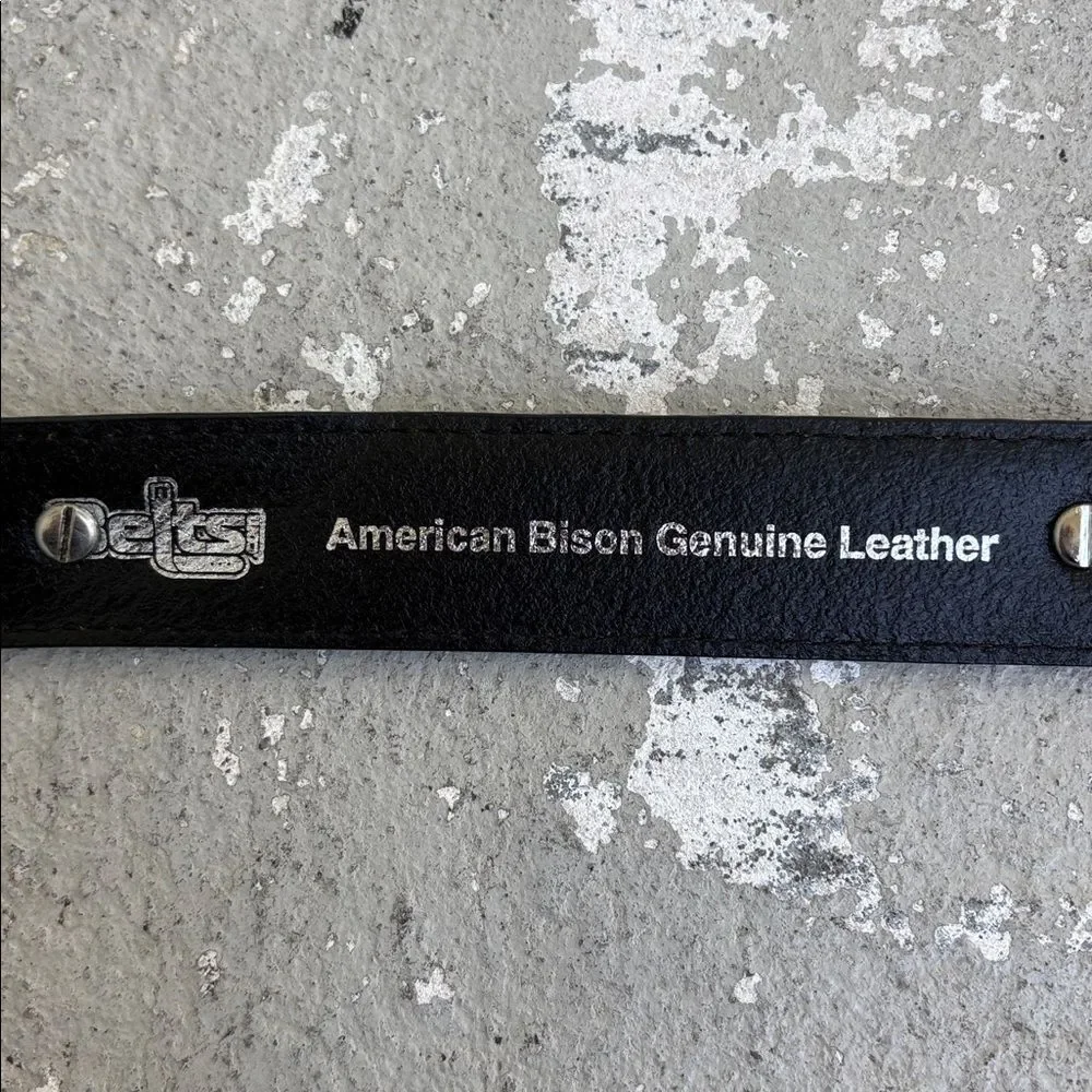 American Bison Belt black